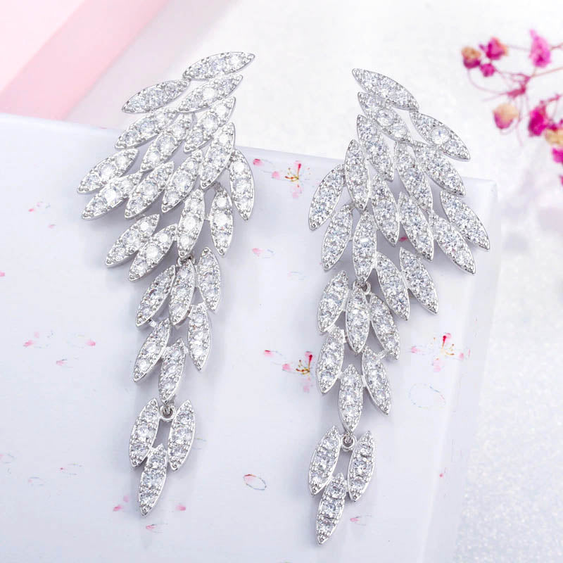 Miroir Mural LED Avec Ailes D'ange En Argent - Style Diamant Cassé - 60x40cm
