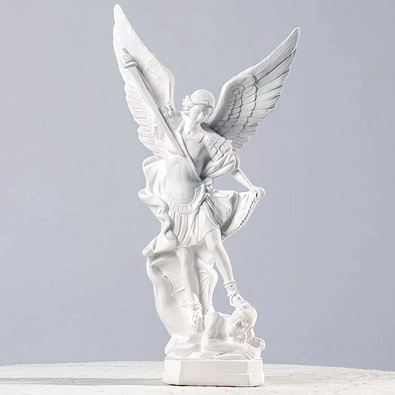 Statuette Saint Michel de couleur bronze | Leroy Merlin